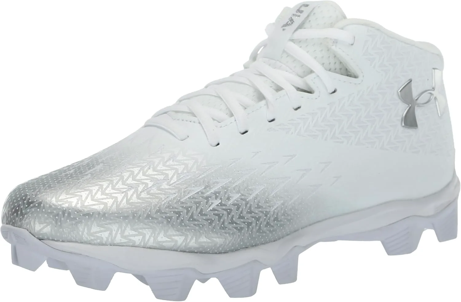 

Under Armour Мужские кроссовки Spotlight Franchise RM 4.0, белый/металлик серебристый