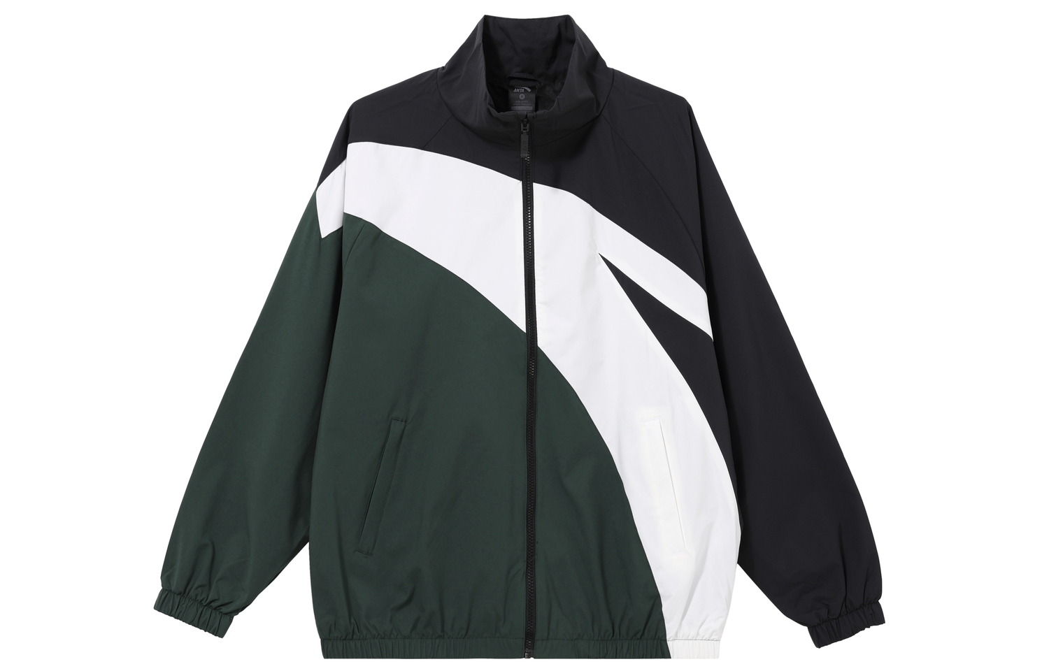 

ANTA Унисекс куртка базовая черно-зеленая, Basic Black/Green Oak