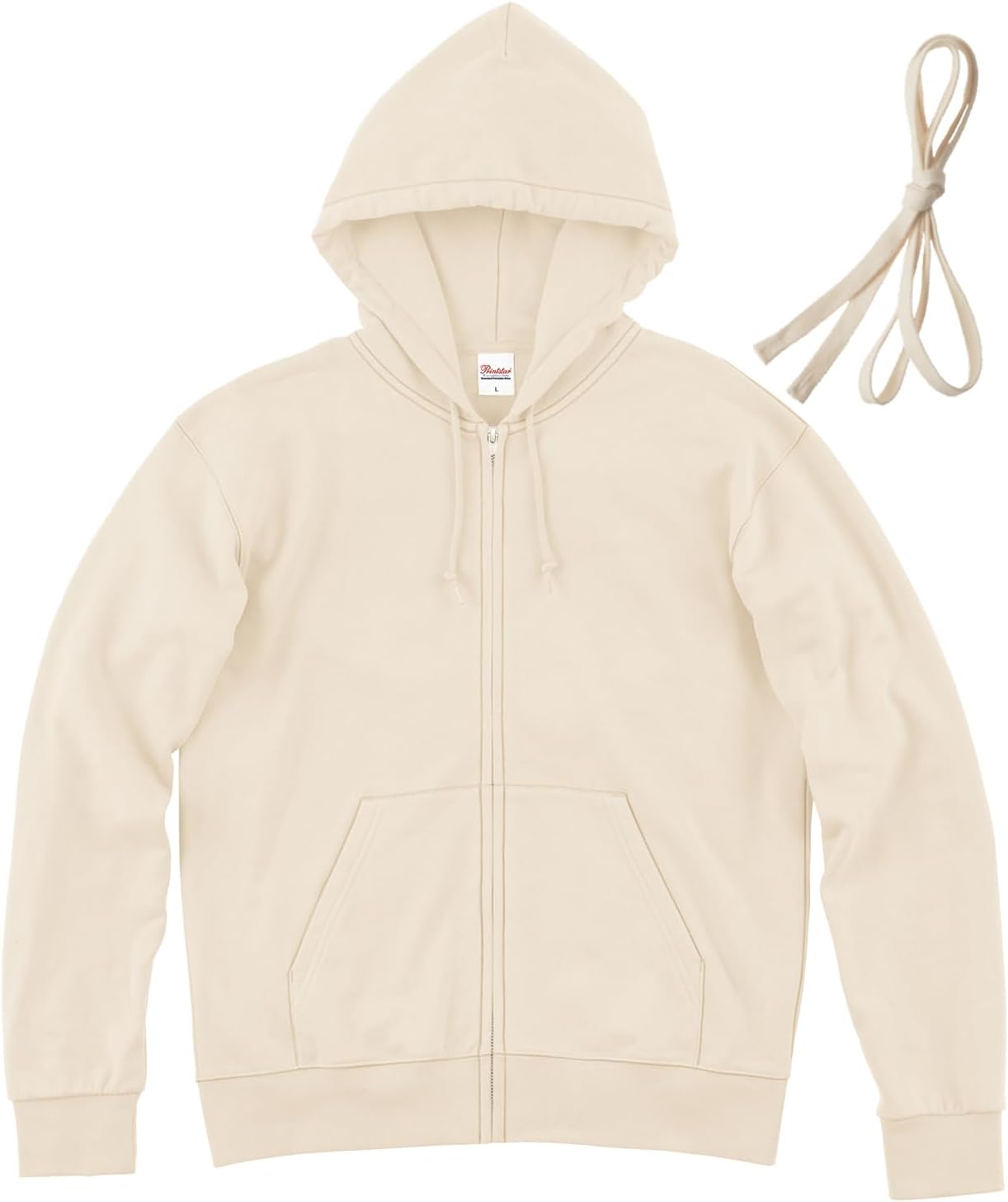 

Мужская толстовка Printstar 00189-NNZ, 273 г, на флисовой подкладке, стандартный капюшон с застежкой-молнией, светло-бежевый