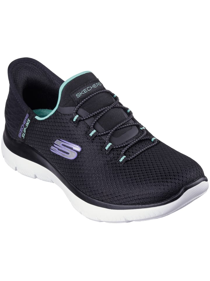 Кроссовки женские Skechers Diamond Dream из 100% веганских материалов, черный