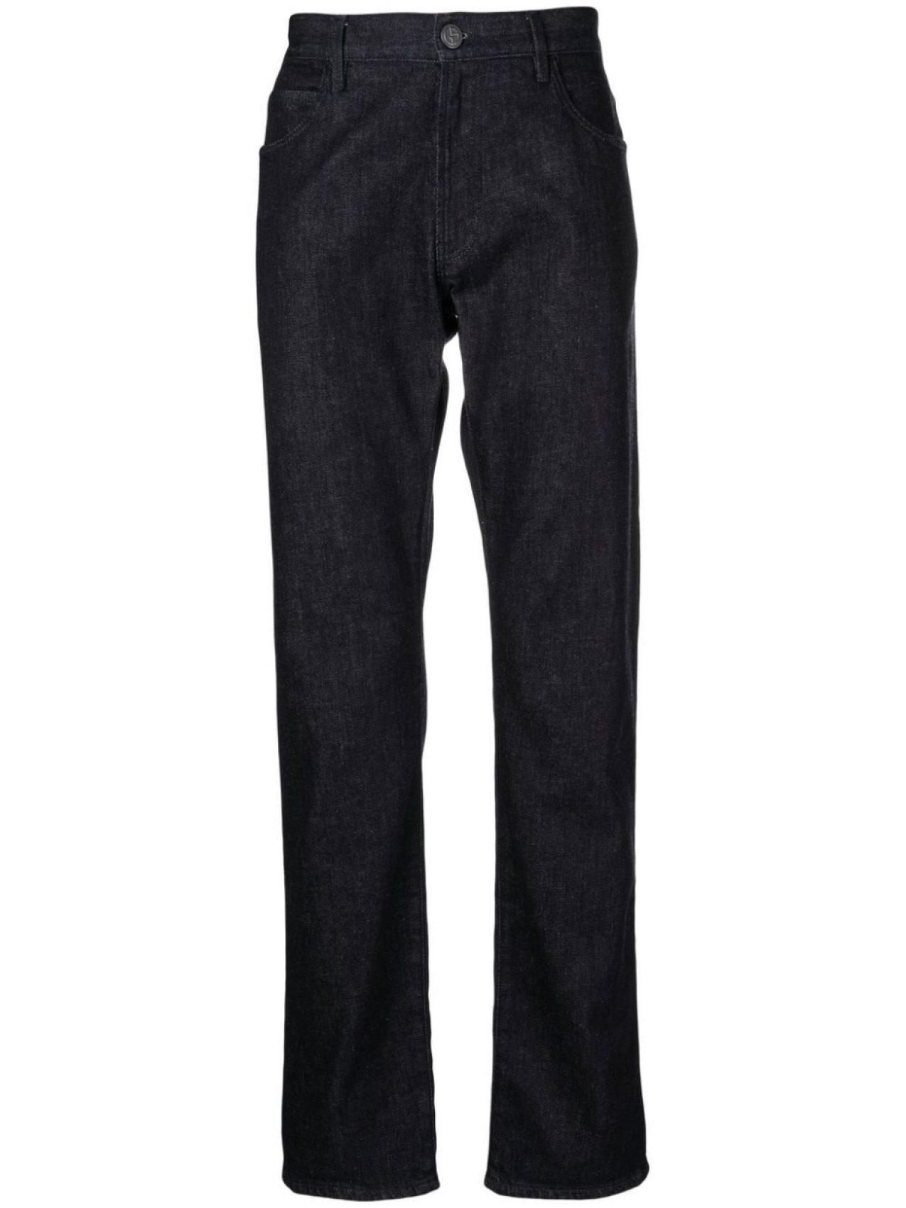 

Giorgio Armani five-pocket slim-fit jeans, синий