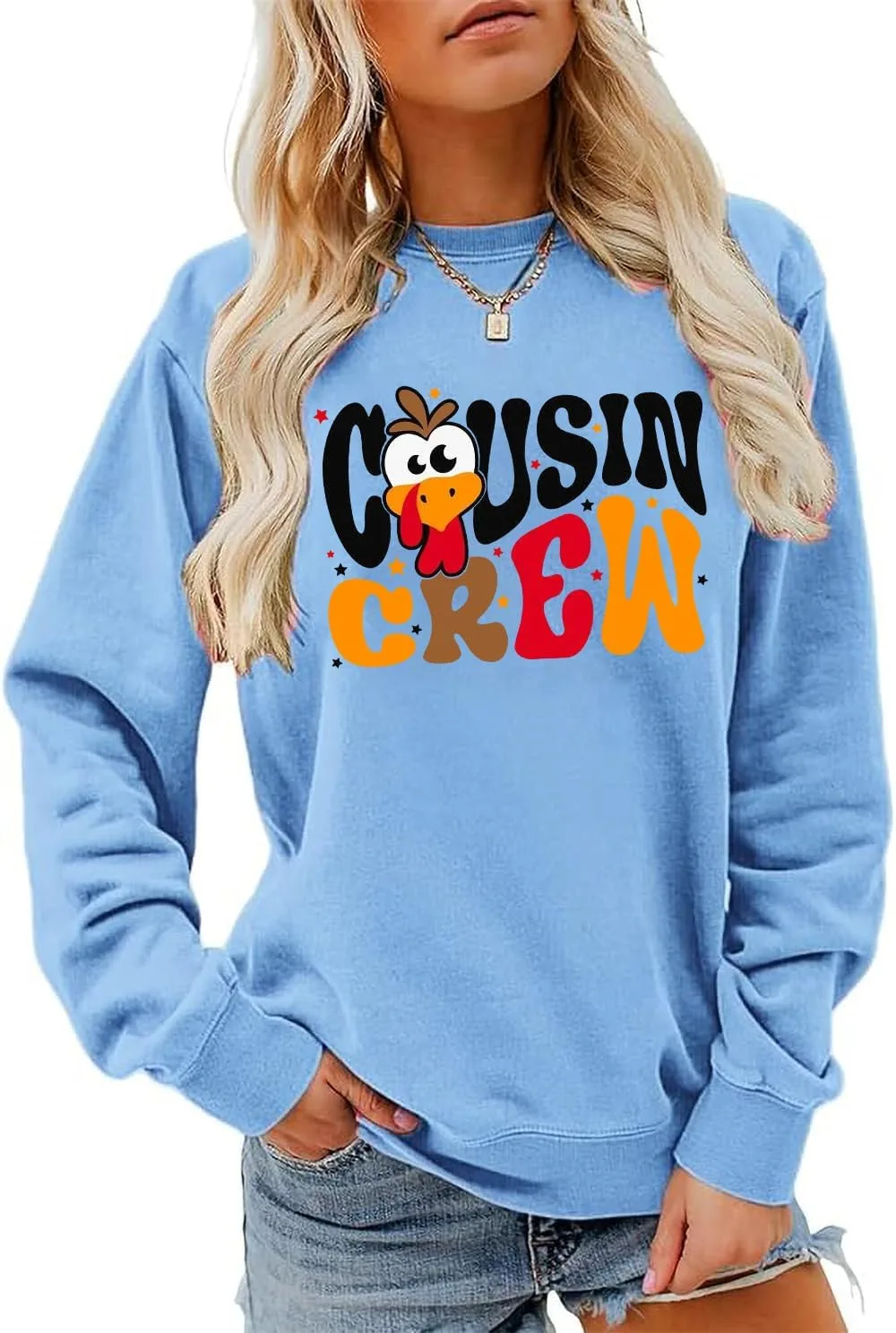 

Толстовка Cousin Crew с принтом индейки PZJUS