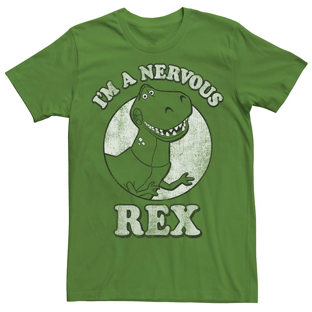 

Мужская футболка Disney/Pixar's Toy Story I'm A Nervous Rex Dinosaur Disney / Pixar, цвет Kelly