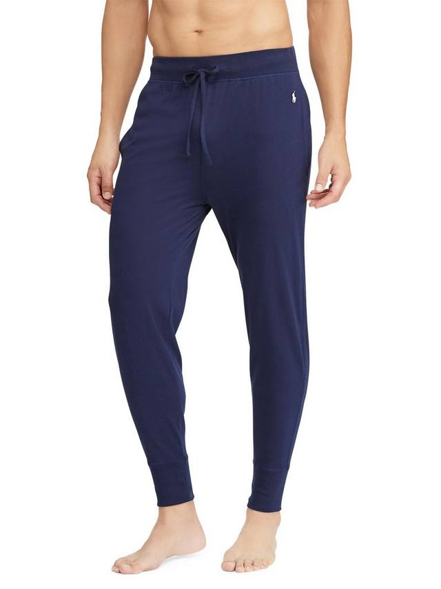 

Пижамные брюки из жидкого хлопка Ralph Lauren, синий