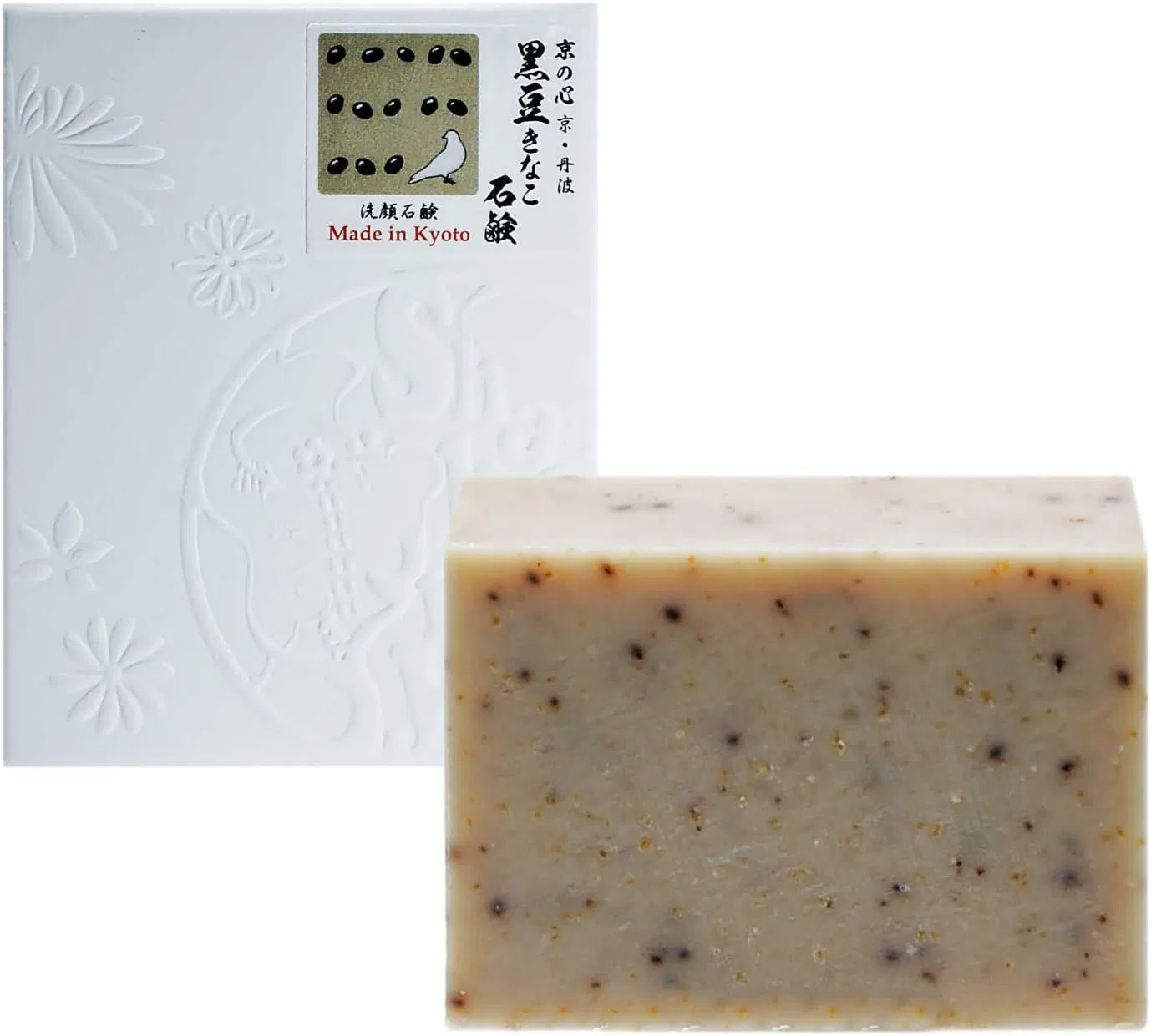 Мыло для лица Kyoto Shabonya с черным соевым мылом, 90 г