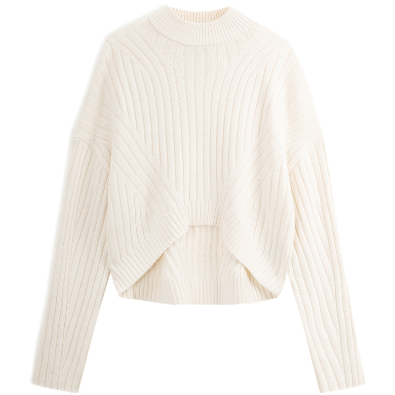 

CALVIN KLEIN Вязаный свитер женский Cow Ivory, YBI-Ivory