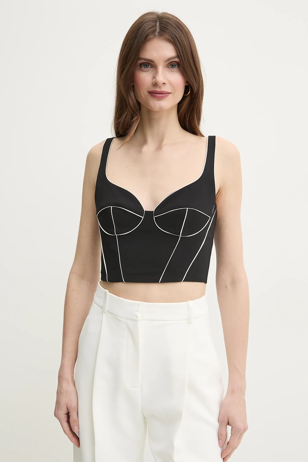 

Топ Elisabetta Franchi, черный