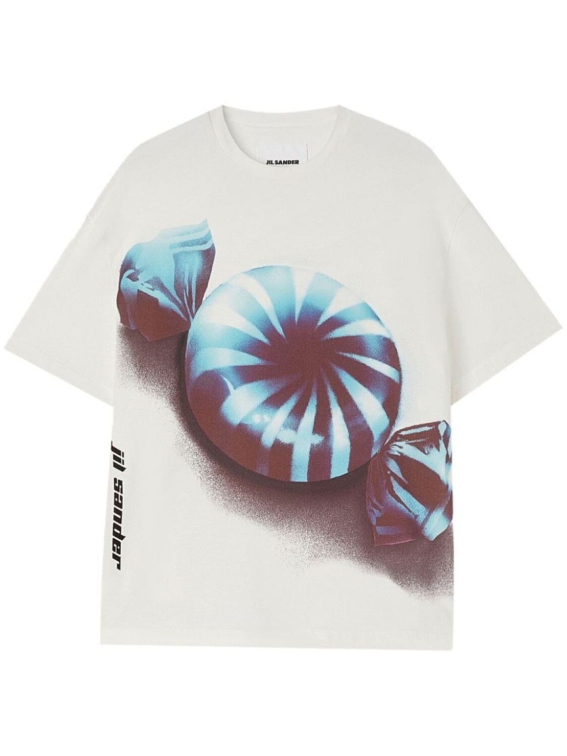 

Jil Sander футболка с графичным принтом, белый