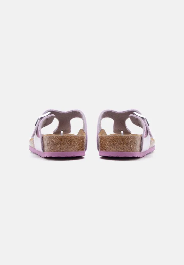 Детские сандалии gizeh с узким т-образным ремешком и космическим блеском Birkenstock, Lavender — фото 3