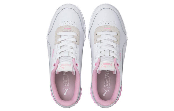 Кроссовки carina lift casual board shoes white/pink Puma, белый — фото 3