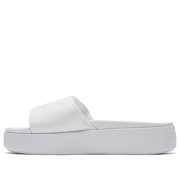 Тапочки platform bold slipper white Puma, белый