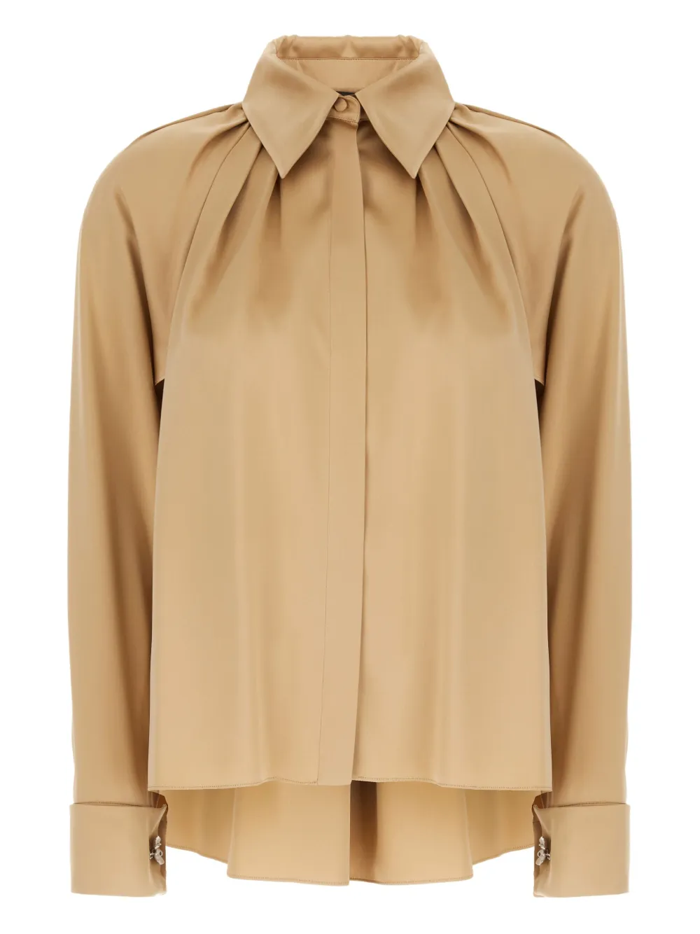 

Шелковая рубашка MAX MARA, нейтральный