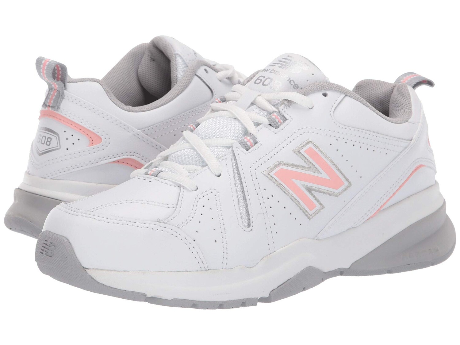 Кроссовки New Balance WX608v5, белый/розовый