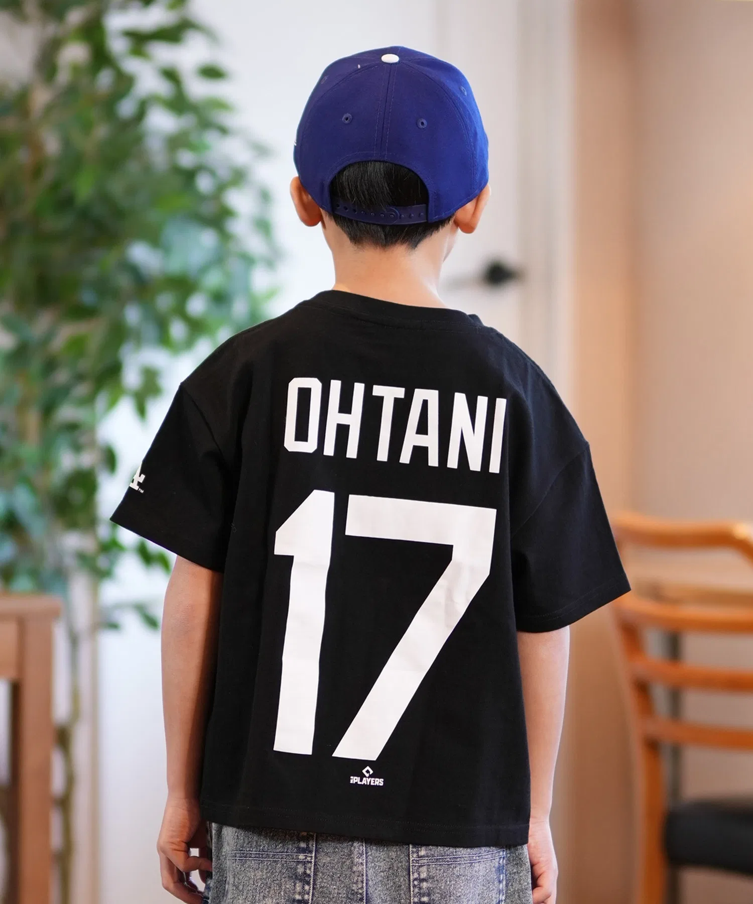 Детская футболка с принтом MLB Fanatics Ohtani Shohei чёрная