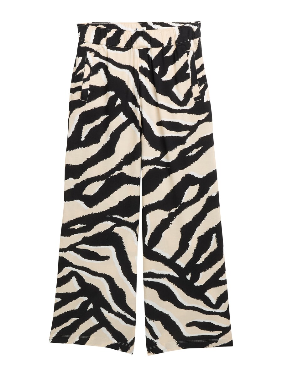 

Широкие брюки TOM TAILOR, Cream/Black