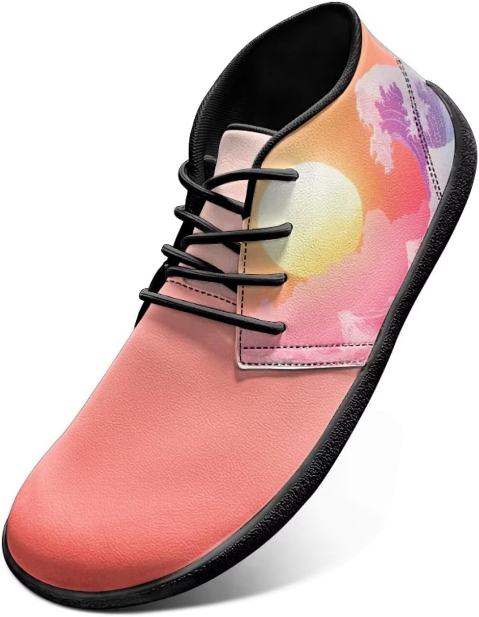 

Мужские минималистичные кроссовки Jeiento с рисунком «Морская волна», гибкая обувь с нулевым перепадом высоты подошвы, Sea Wave Sun