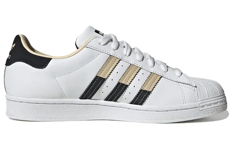Кроссовки Adidas Originals Superstar Cloud White Sand Strata Core Black — фото 2