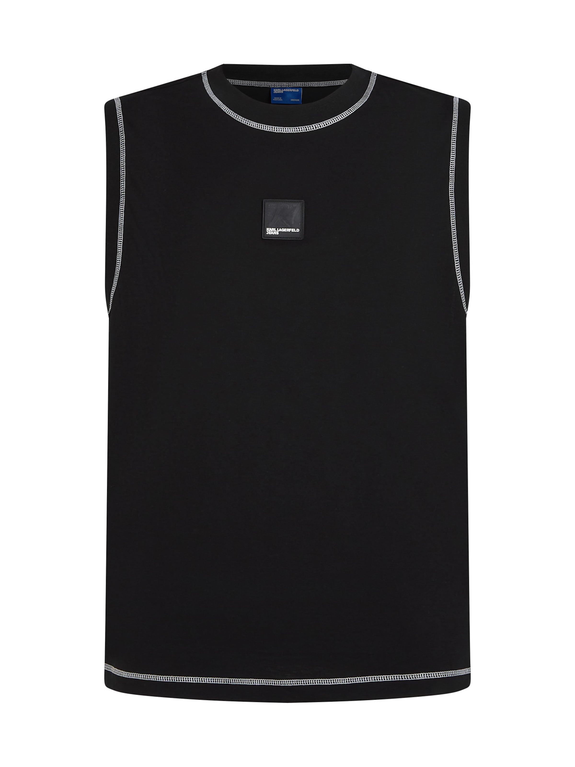 

KARL LAGERFELD JEANS Футболка в черном цвете