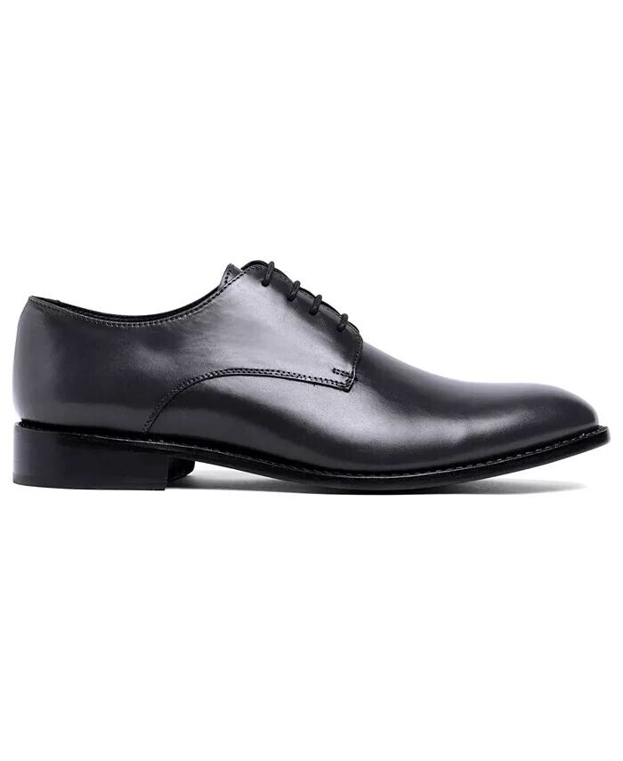 Мужские кожаные туфли Truman Derby на шнуровке Anthony Veer, черный — фото 2