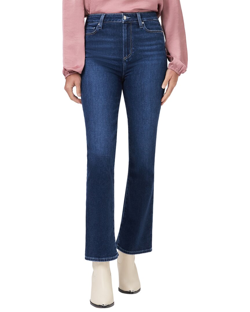 

Джинсы PAIGE Claudine Beach Break с высокой посадкой и расклешенной юбкой Paige, синий