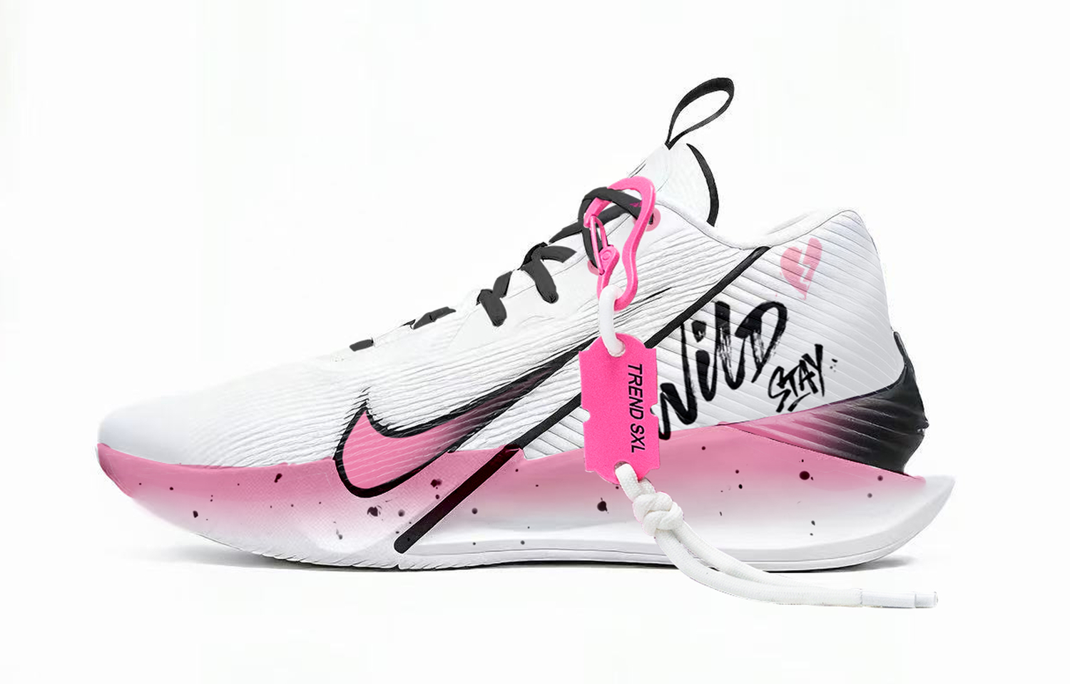 

Nike G.T. Jump Academy Be Ambitious высокие баскетбольные кроссовки мужские розовый черный