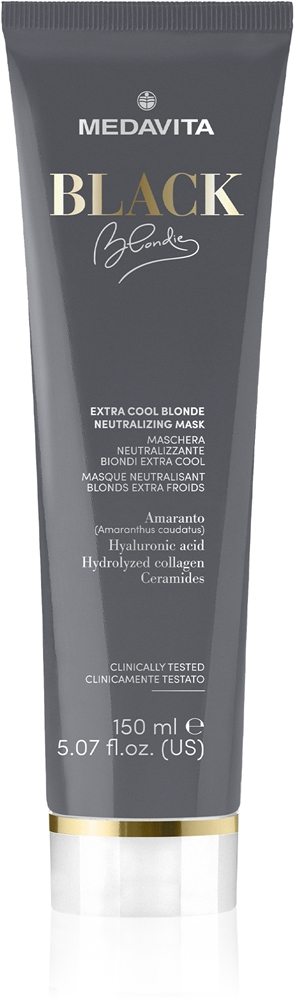

Маска Black Blondie Extra Cool Blonde для нейтрализации нежелательных оттенков окрашенных волос Medavita, 150 мл