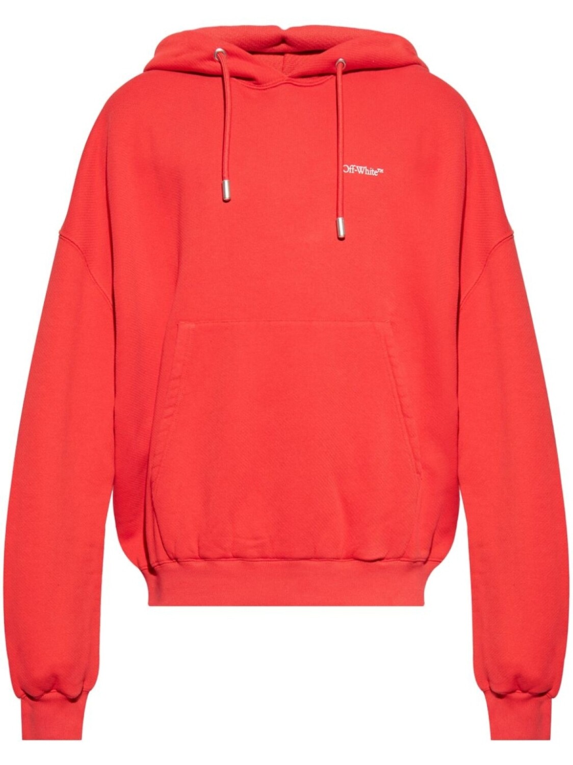 

Off-White худи с логотипом, красный