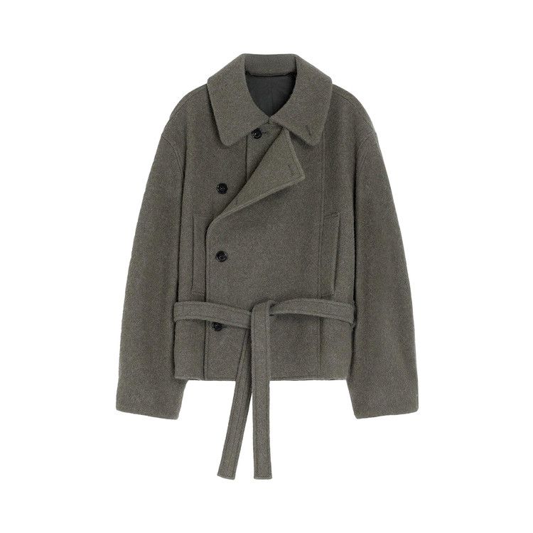 

Пальто Lemaire Short Asymmetrical Bathrobe Coat, Dark Khaki