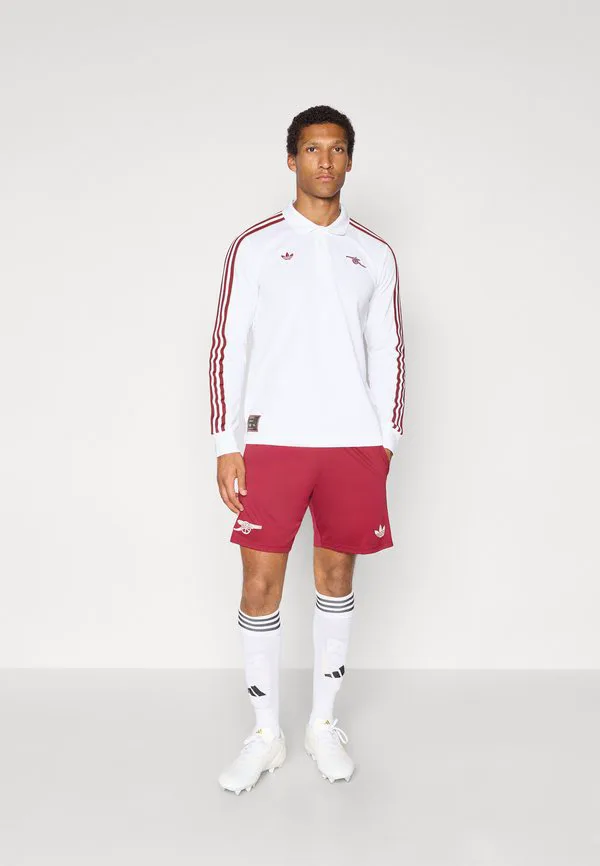 Футбольные шорты «арсенала» 25/26, 3-й сезон, клубная форма Adidas Performance, Team Coll Burgundy/Cloud White — фото 2