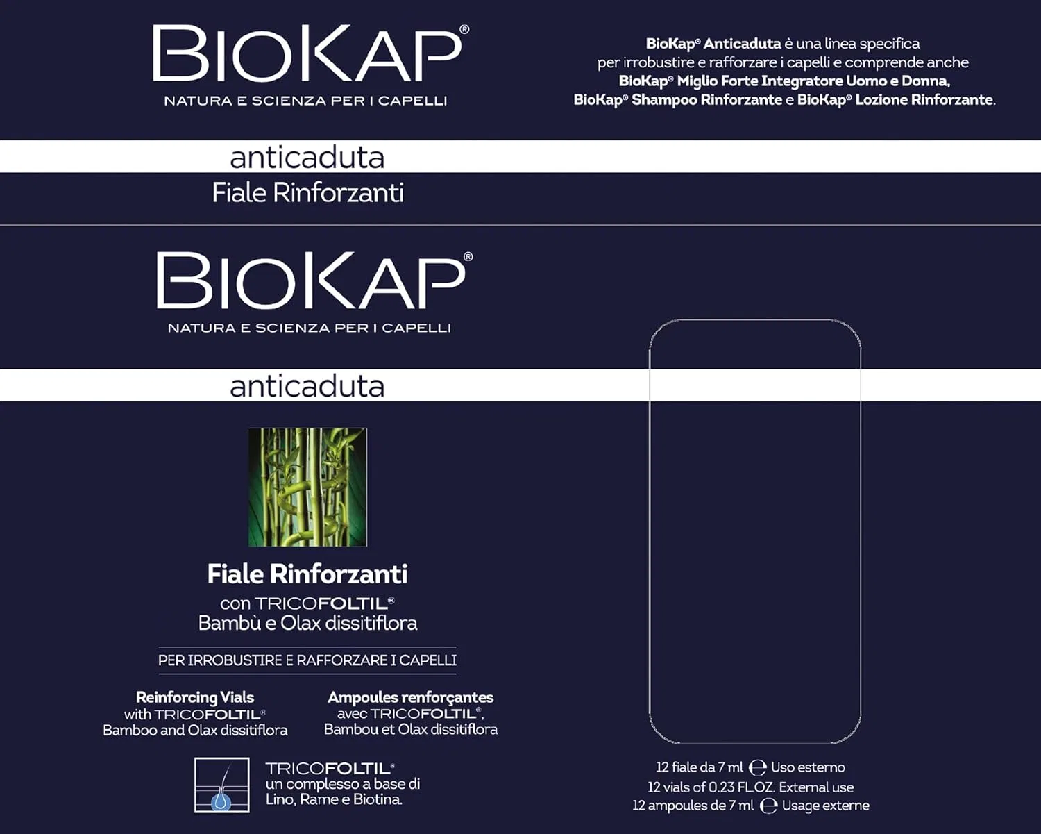 Укрепляющие ампулы «BIOKAP» против выпадения волос 12 x 7 мл Biokap — фото 3
