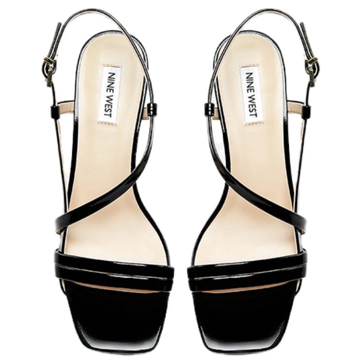 Женские сандалии на одной брючной лямке NINE WEST, Бежево-абрикосовый — фото 4