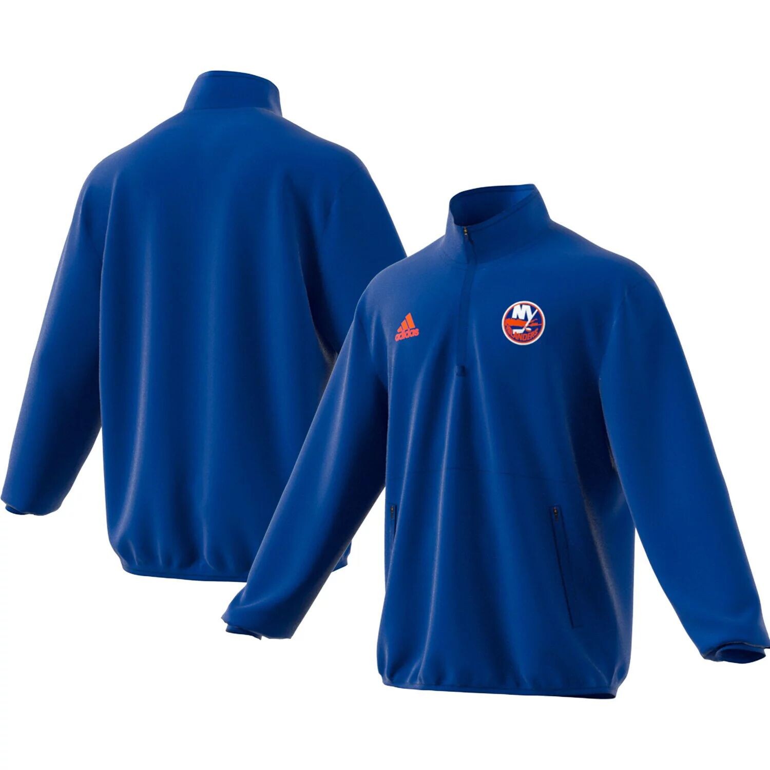 

Мужская куртка Royal New York Islanders с молнией на четверть adidas