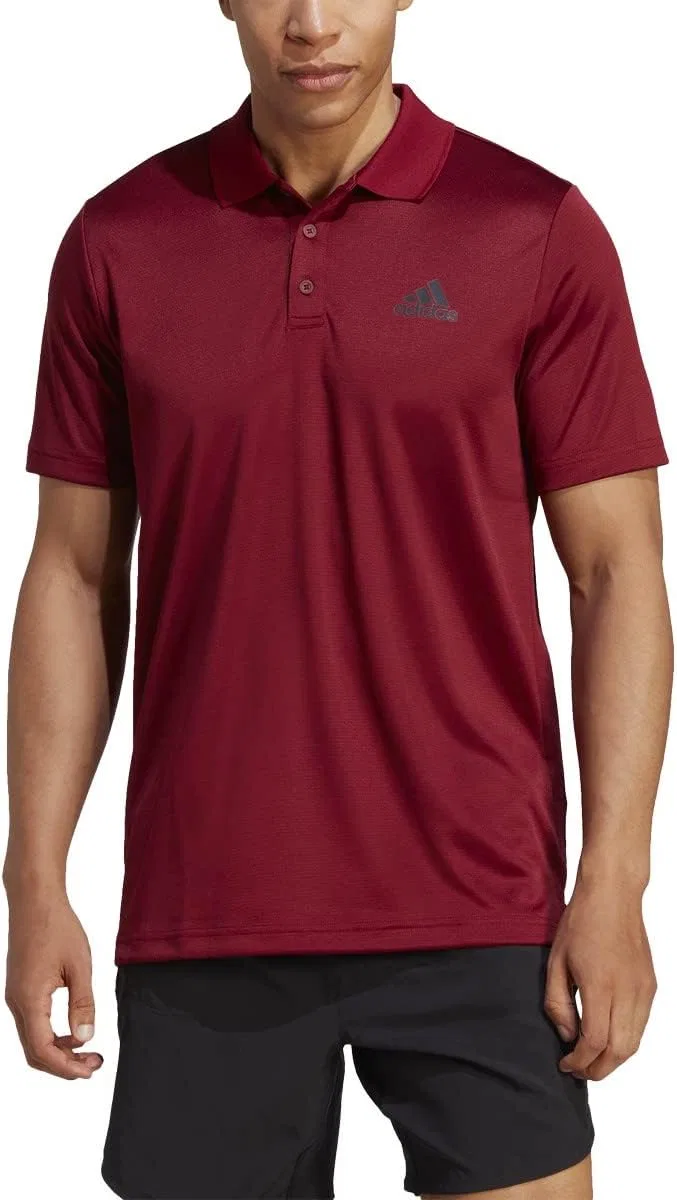 Мужское поло adidas AEROREADY, Pulse Lime, Collegiate Burgundy/Black