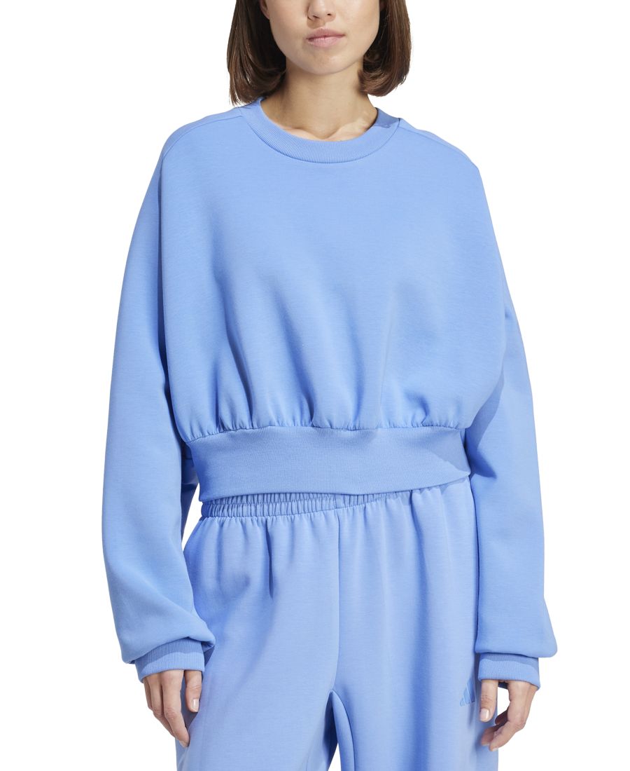 

Женская мягкая толстовка Soft Lux с свободным круглым вырезом Adidas, Blue Fusion, Синий, Женская мягкая толстовка Soft Lux с свободным круглым вырезом Adidas, Blue Fusion