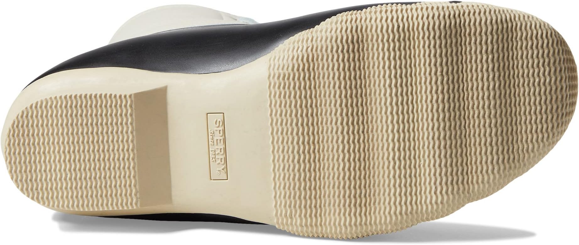 Ботинки Sperry Saltwater Winter Lux Leather, цвет Ivory/Black — фото 3