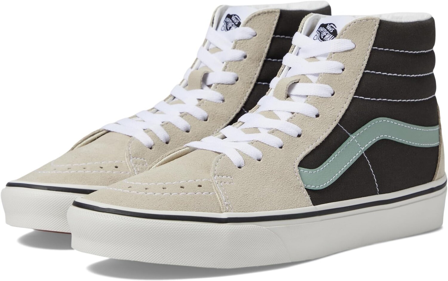 

Кроссовки Vans Sk8-hi, цвет Canvas/Suede Pop Black/Multi
