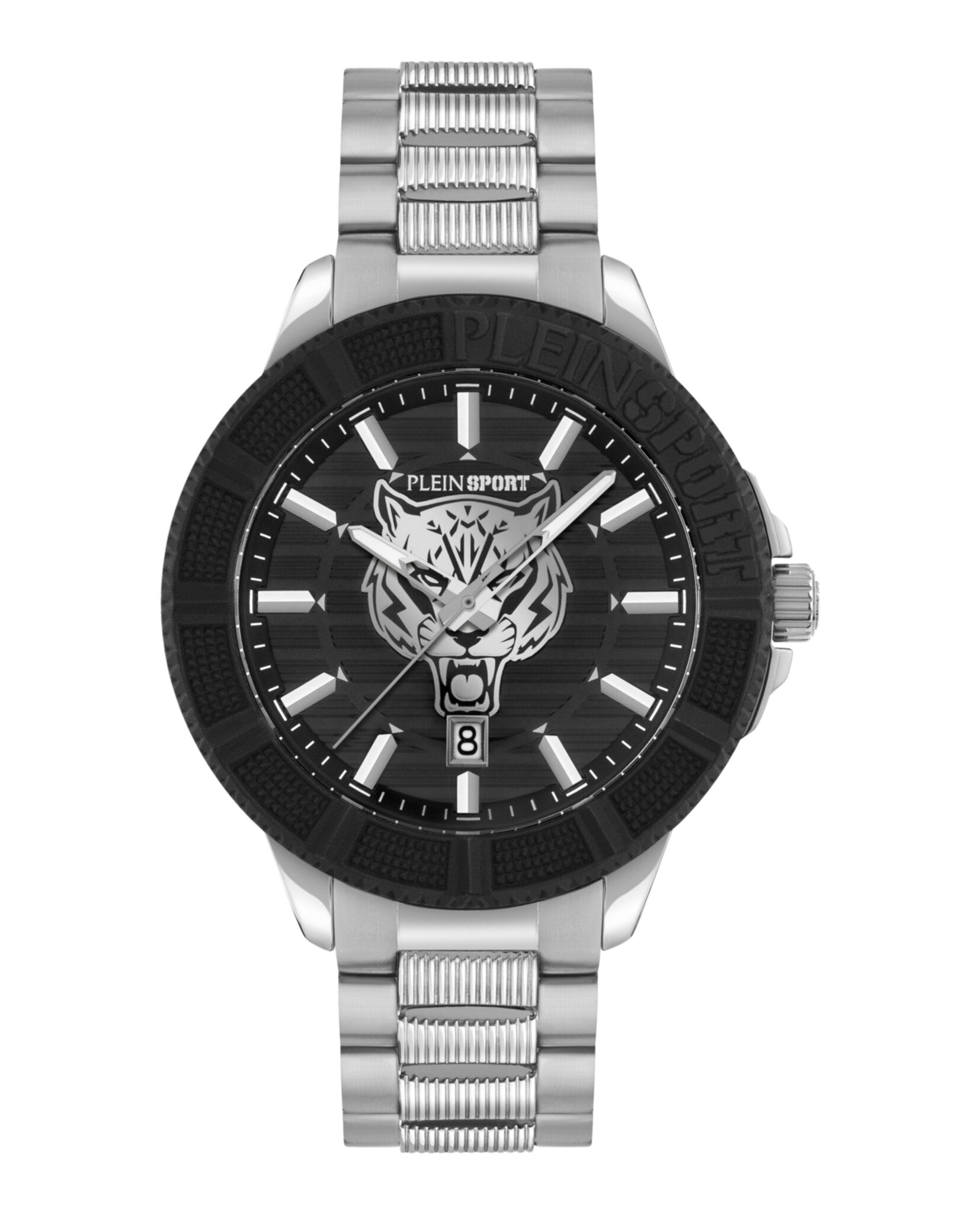

Часы City Rush PLEIN SPORT, цвет silver/stainless steel/black