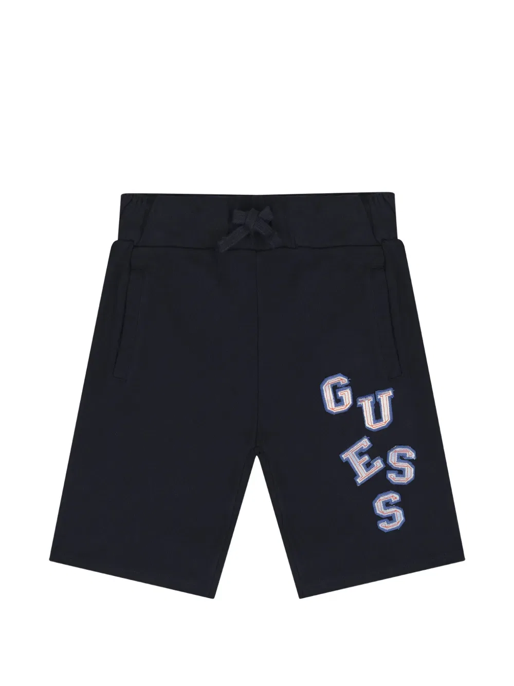 Шорты на шнуровке с нашивкой с логотипом Guess Kids, синий