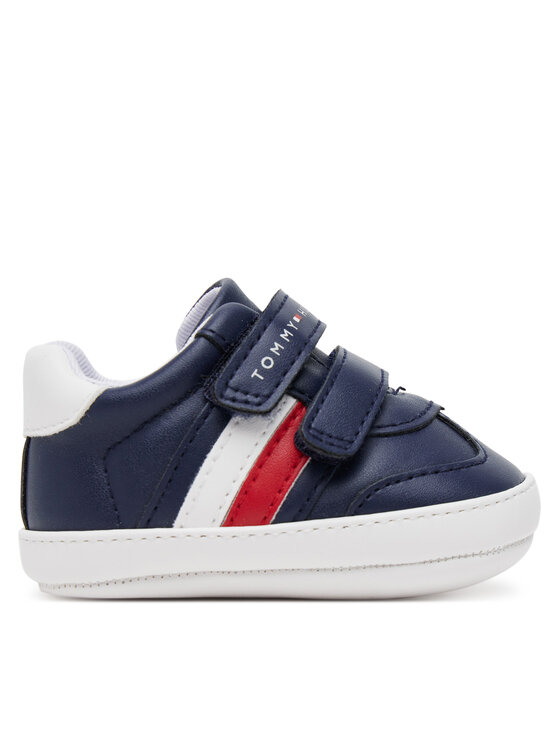 

Кроссовки Stripe Low Cut Velcro T0B9-33831-1433 Tommy Hilfiger, синий