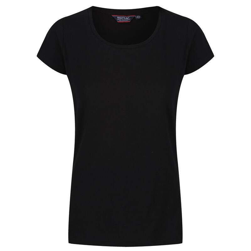 

Женская футболка Carlie черная REGATTA, цвет negro