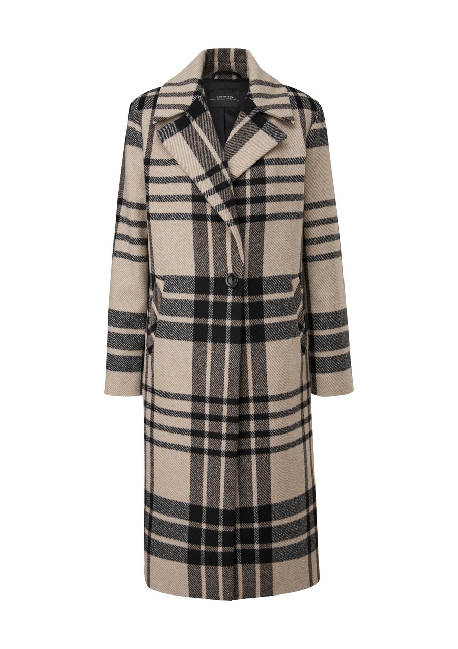 

Демисезонное пальто COMMA, Sand/Black