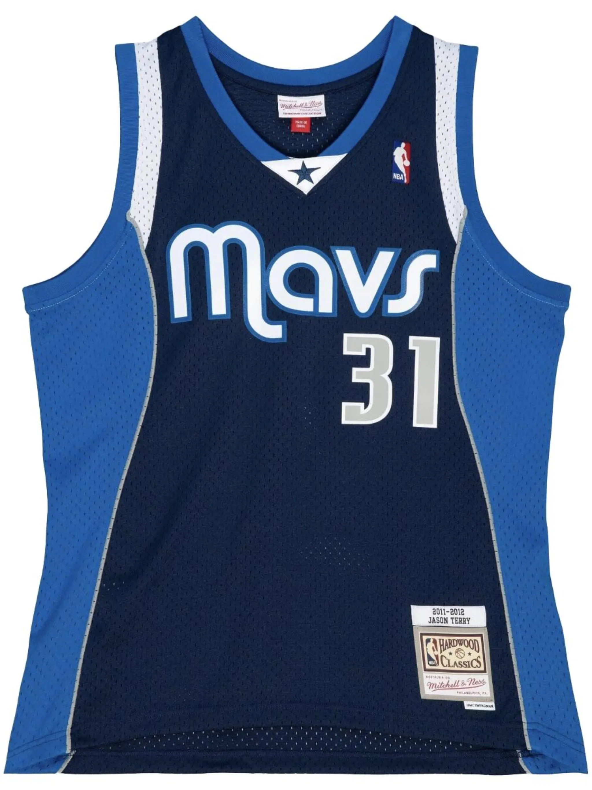 

Топ NBA Dallas Mavericks Jason Terry 2011 Swingman из джерси Mitchell & Ness, синий