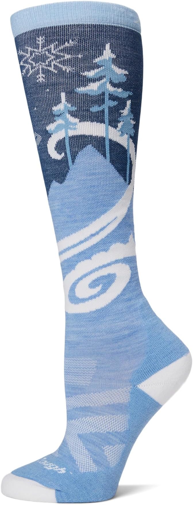 

Носки Darn Tough Vermont Swirlwind OTC Lightweight with Cushion, цвет Midnight