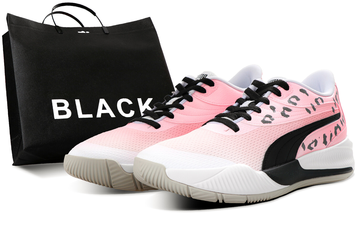 

Кроссовки для баскетбола Triple Unisex Low-top Белые/розовые/черные Puma