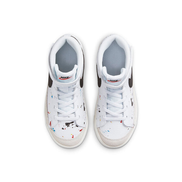 Кроссовки blazer mid '77 'paint splatter' Nike, белый — фото 4
