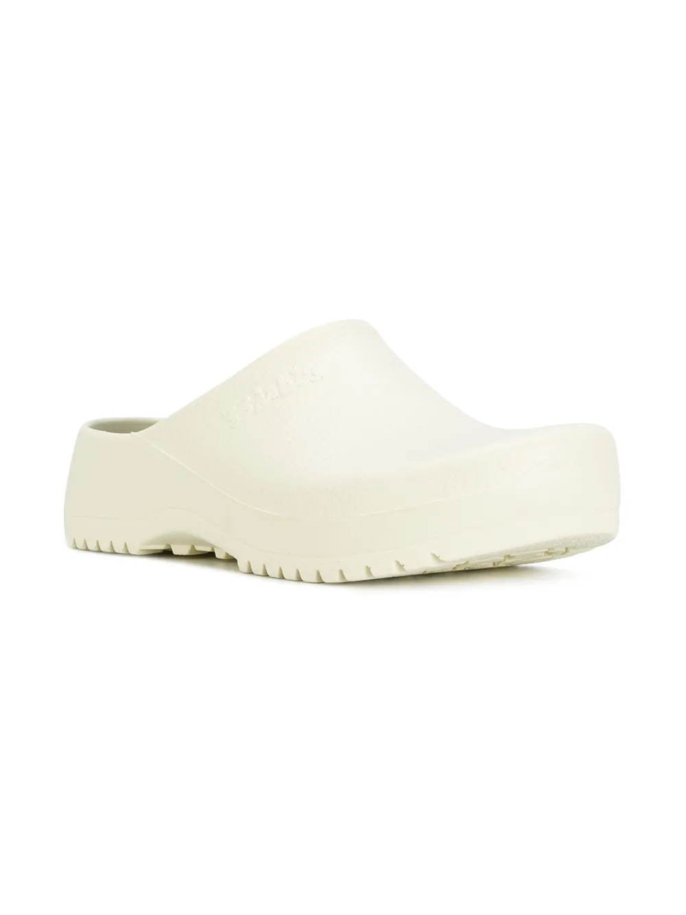 Шлепанцы с рифленой подошве BIRKENSTOCK, белый — фото 2
