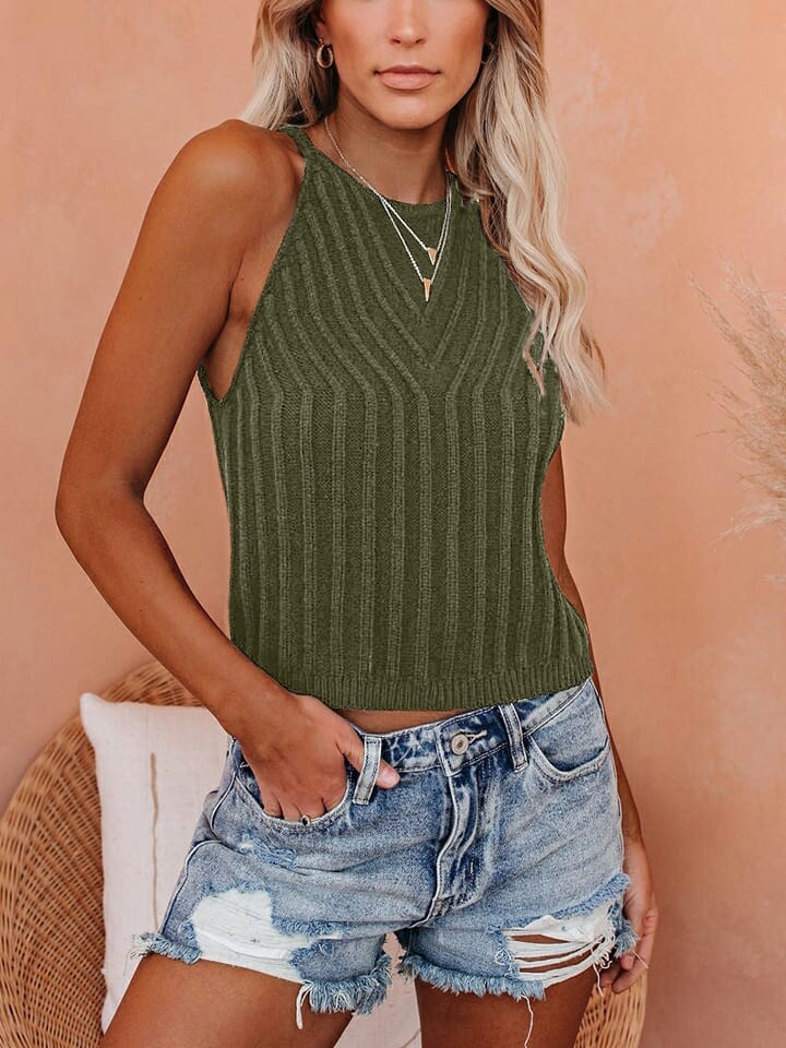 

Топ LA Angels Strick, хаки