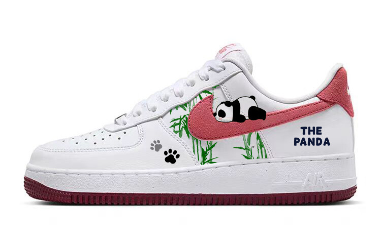 

Кроссовки Nike Air Force 1 Skateboarding Shoes Women's Low-top Red/white, белый