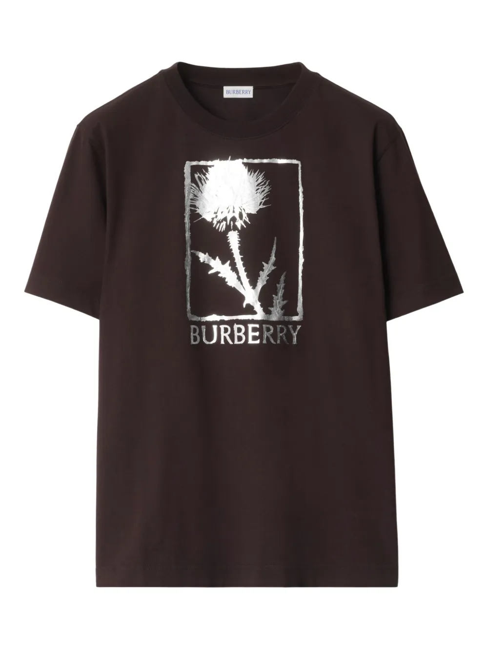 

Футболка Thistle с логотипом BURBERRY, коричневый