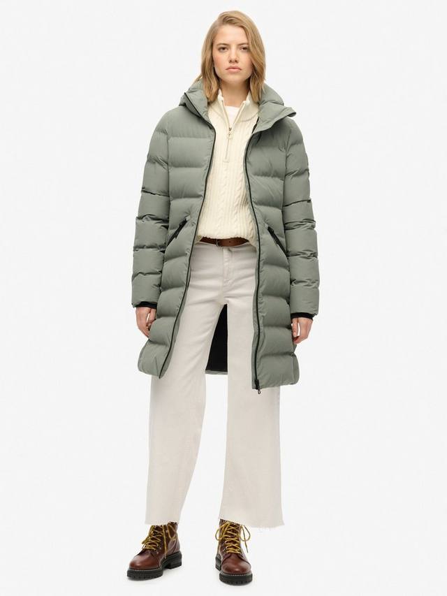 Городская куртка средней длины с утеплителем Superdry, Freestyle Green — фото 3